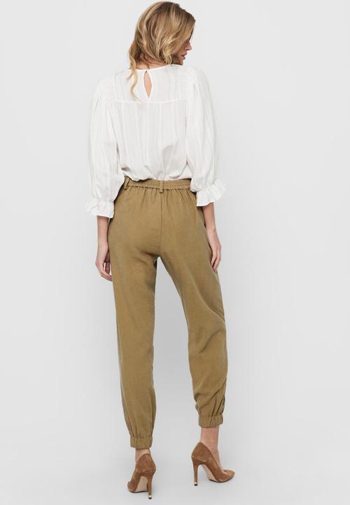 ONLY - Lemery mid smock pant - neutral 