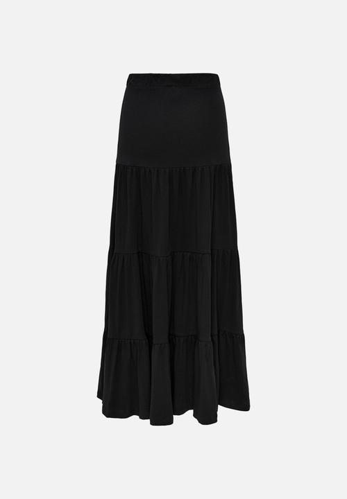 ONLY - May life maxi skirt - black