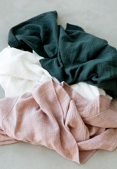 Phlo Studio - Muslin swaddle blanket - sage