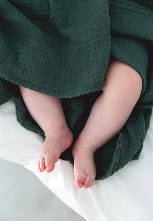 Phlo Studio - Muslin swaddle blanket - sage