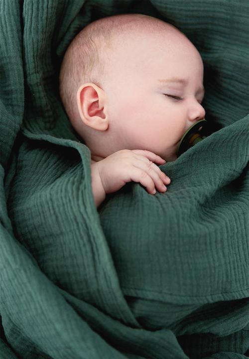 Phlo Studio - Muslin swaddle blanket - sage