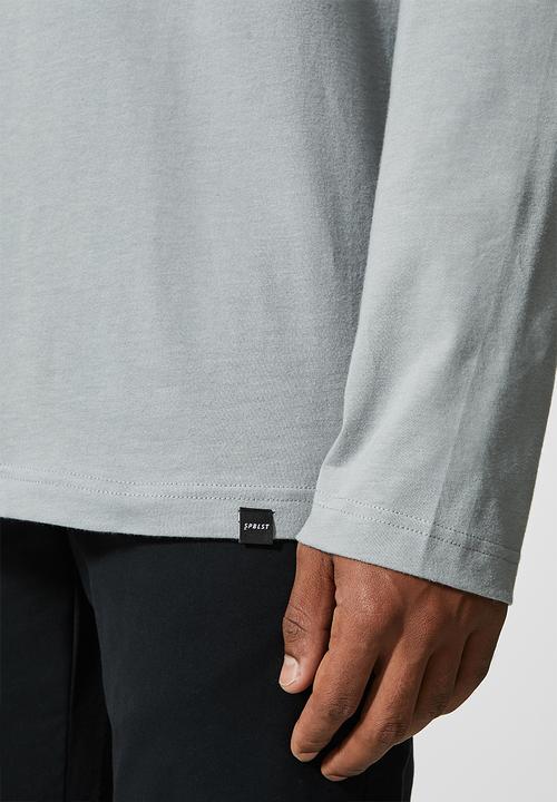Superbalist - 2 Pack plain long sleeve roll neck tee - grey & taupe 