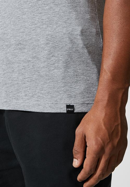 Superbalist - James muscle fit v-neck - grey 