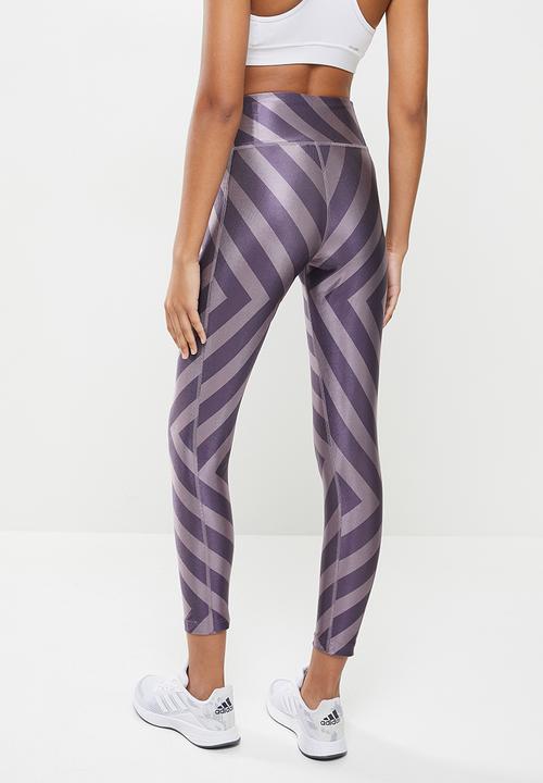 adidas Performance - W aop tights leggings - purple
