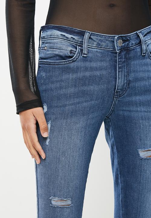 GUESS - Ripped fashion sexy curve - blue