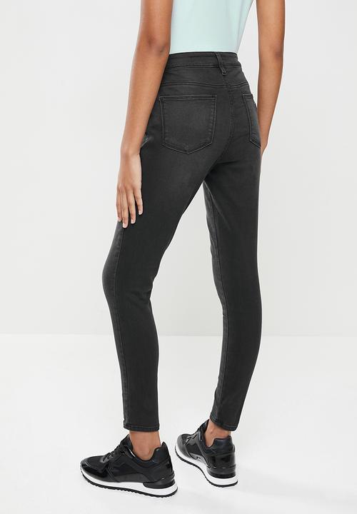GUESS - Dark wash skinny jean - black 