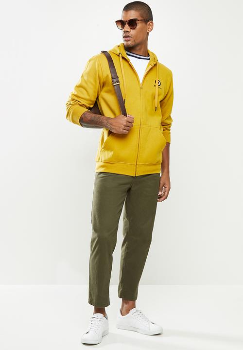 Ben Sherman - Tar zip sweat - yellow