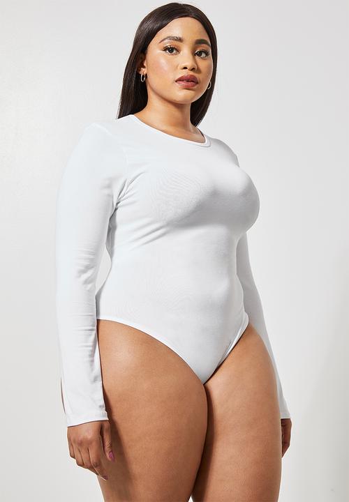 Superbalist - 2 Pack crew neck bodysuits - white & black