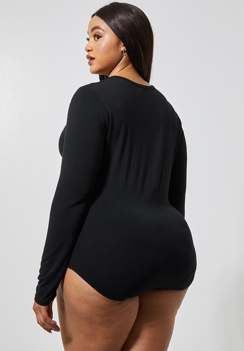 Superbalist - 2 Pack crew neck bodysuits - white & black
