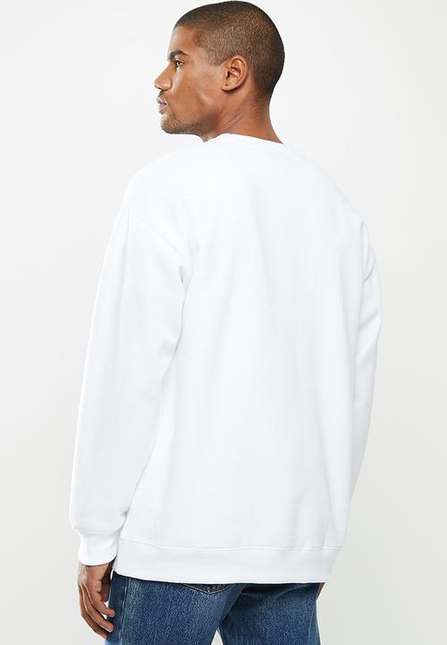 Factorie - Elite oversized crew - white