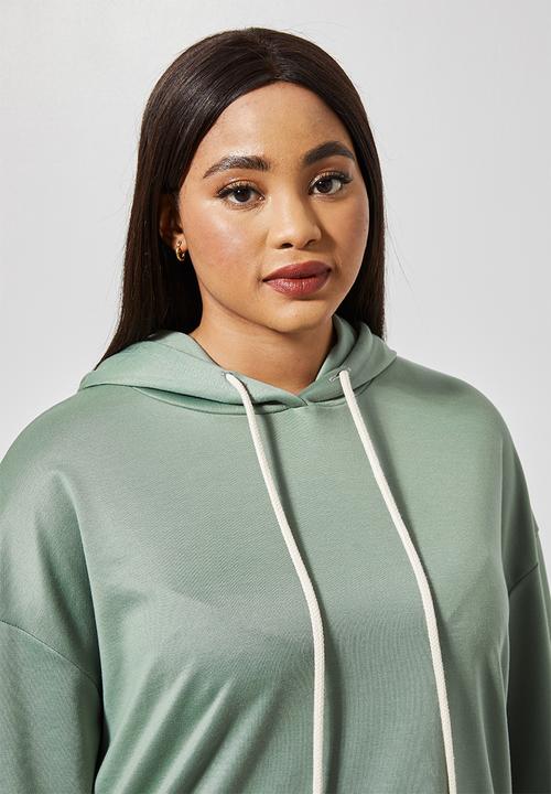 Superbalist - Premium ponti hoodie - sage