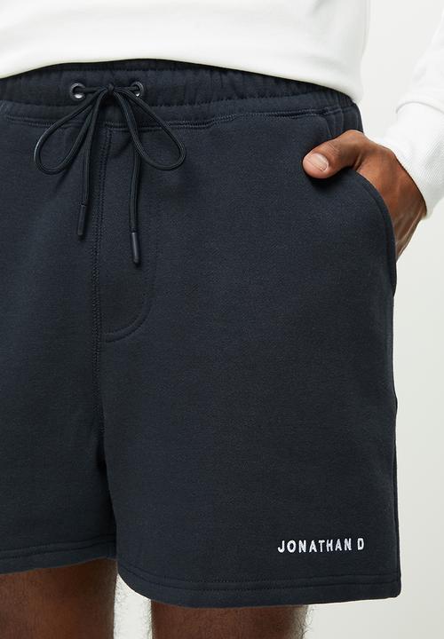Jonathan D - Branded sweatshorts - regular fit - navy