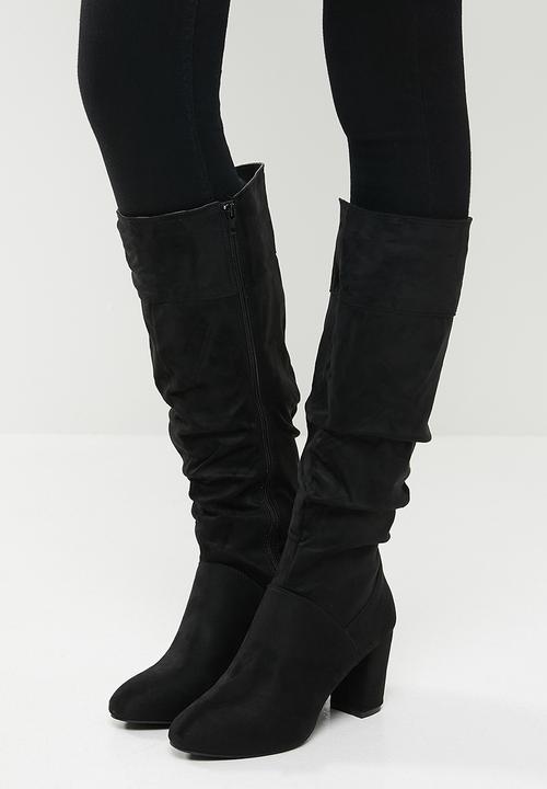 Madison® - Zena rouched boot - black