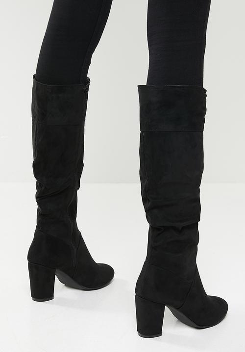 Madison® - Zena rouched boot - black