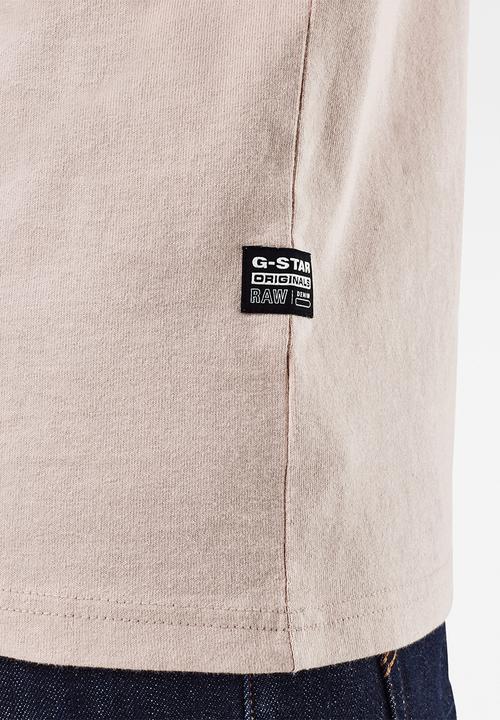 G-STAR - Badge logo+ r s\s tee-  pink 