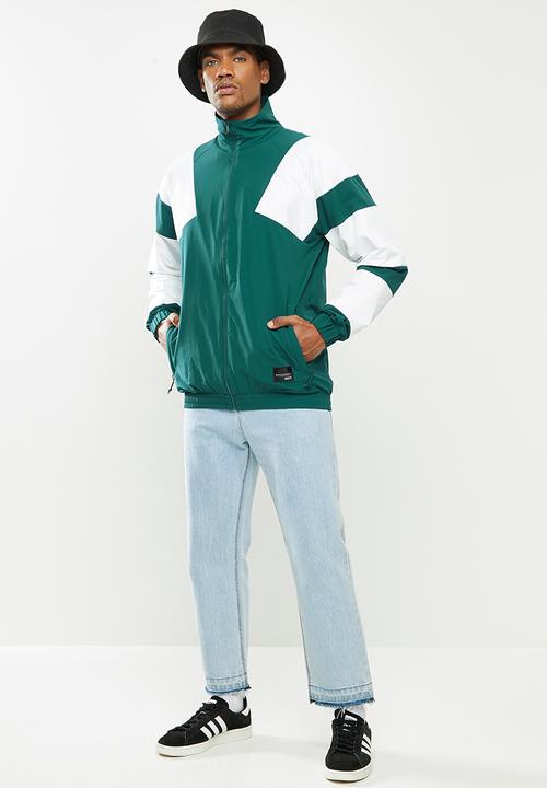 adidas Originals - EQT bold track jacket 2.0 - green & white
