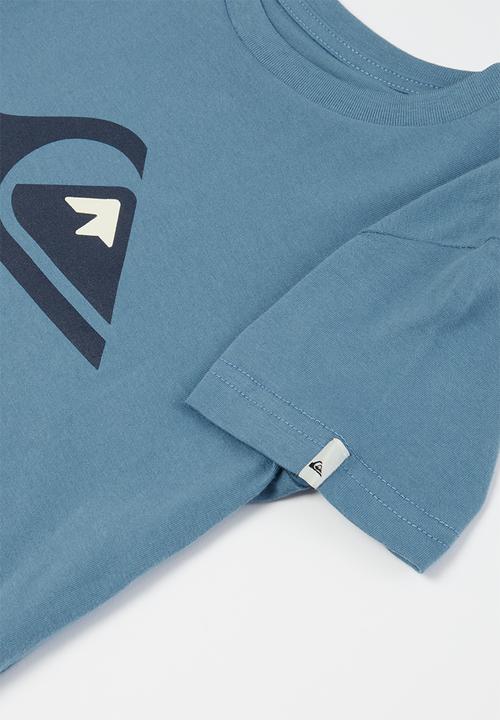 Quiksilver - Comp logo short sleeve youth tee - blue