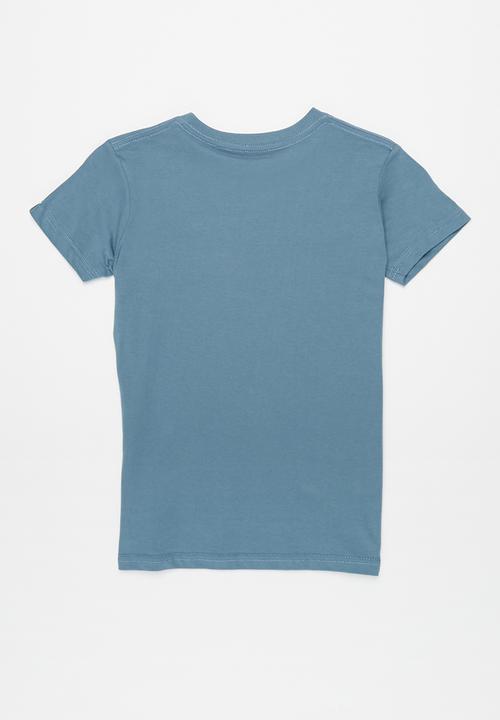 Quiksilver - Comp logo short sleeve youth tee - blue