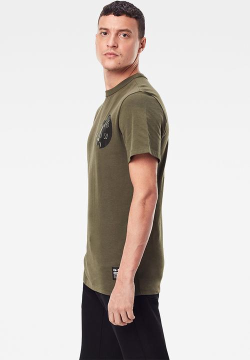G-STAR - Gs raw hammer r short sleeve tee - combat