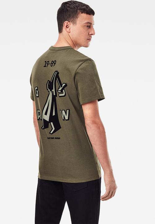 G-STAR - Gs raw hammer r short sleeve tee - combat