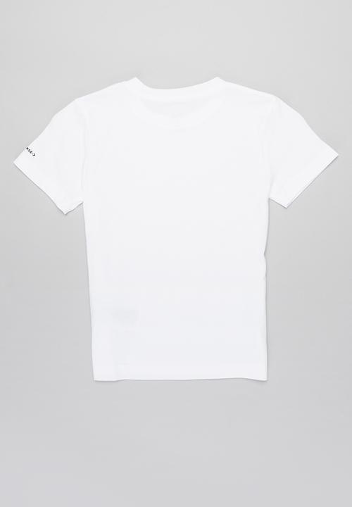 Converse - Cnvb flames multi gradient tee - white