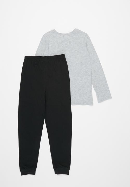 Superbalist Kids - Nasa pyjama top & pants set - grey & black