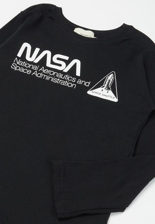 Superbalist Kids - Nasa pyjama top & pants set - black & grey 