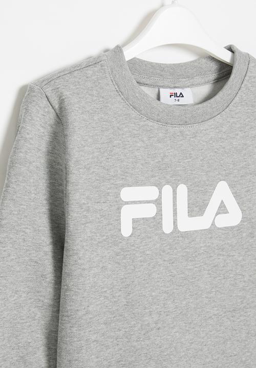 FILA - Mono deckle sweatshirt - grey