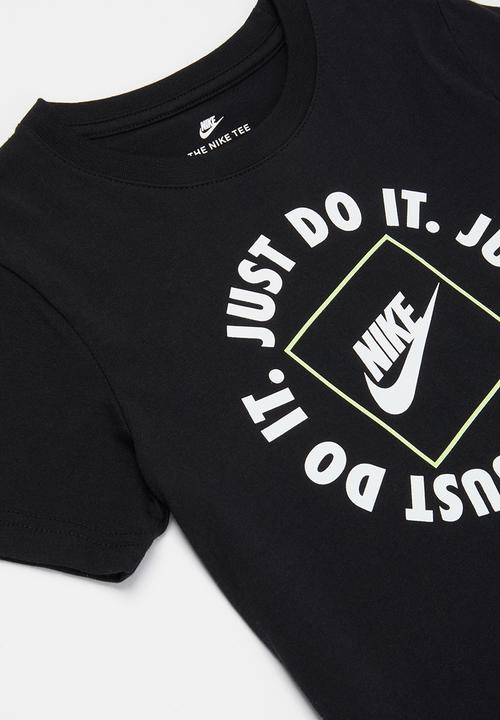 Nike - Nike boys just do it box tee - black