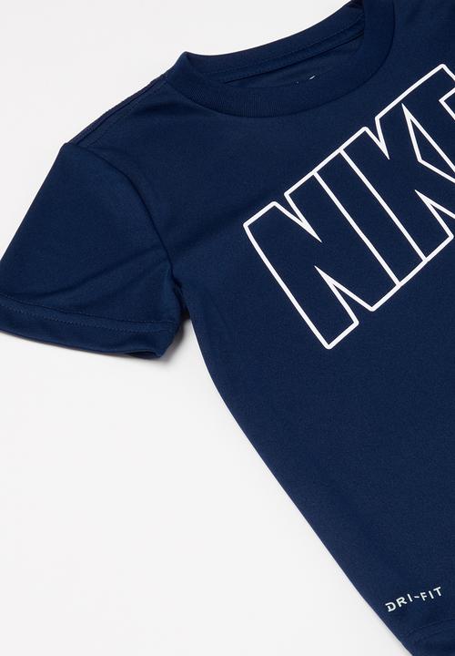 Nike - Nike boys comfort dri-fit short set - navy 