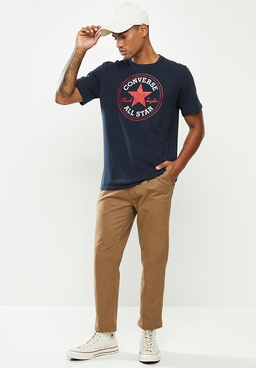 Converse - Chuck patch short sleeve tee - navy