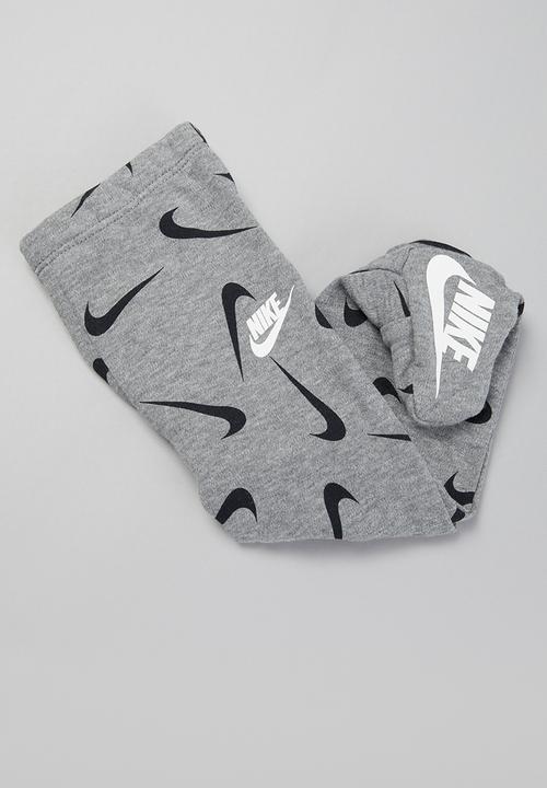 Nike - Nike footed pant 3 piece set - grey & white 