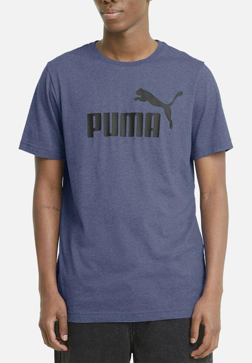 PUMA - Ess heather tee - elektro blue