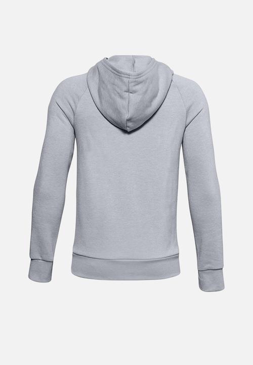 Under Armour - Ua boys rival fleece hoodie - grey & black