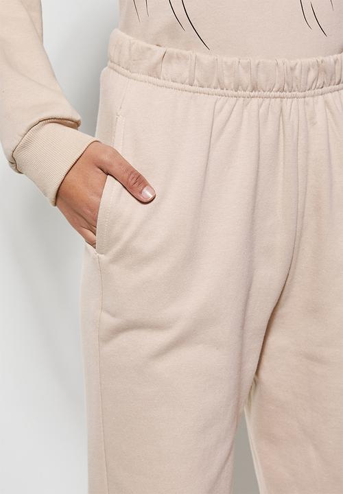Superbalist - Track pants - stone
