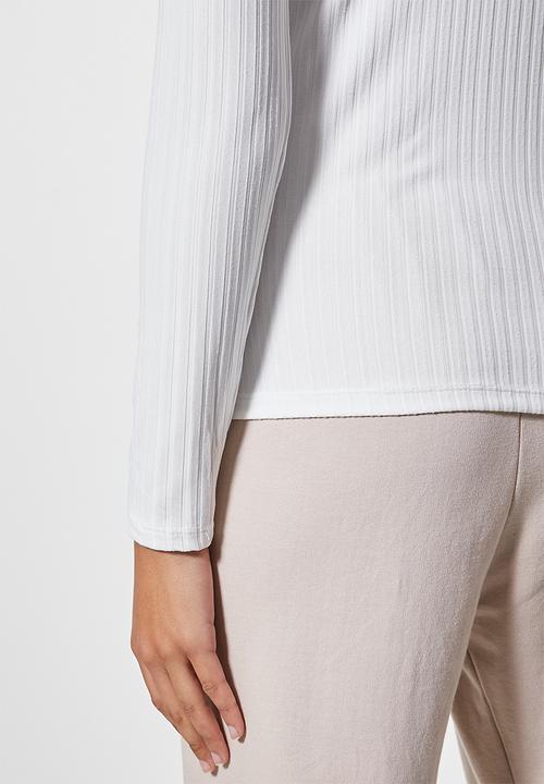 Superbalist - 2 Pack turtleneck rib tops - black & milk
