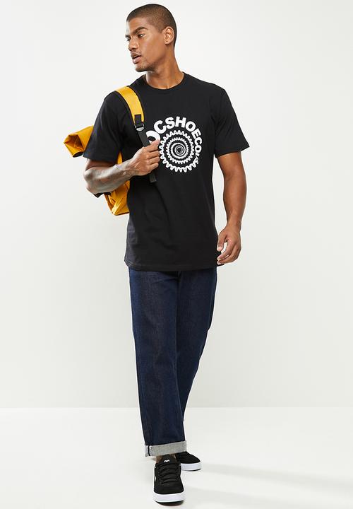 DC - Spiral short sleeve tee - black