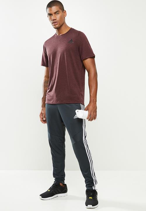adidas Performance - Free lift sport prime heat tee - burgundy 