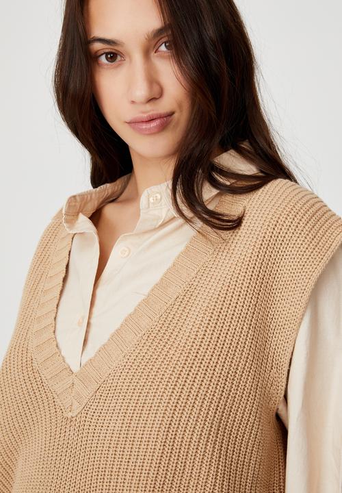 Cotton On - Cotton vest - brown taupe