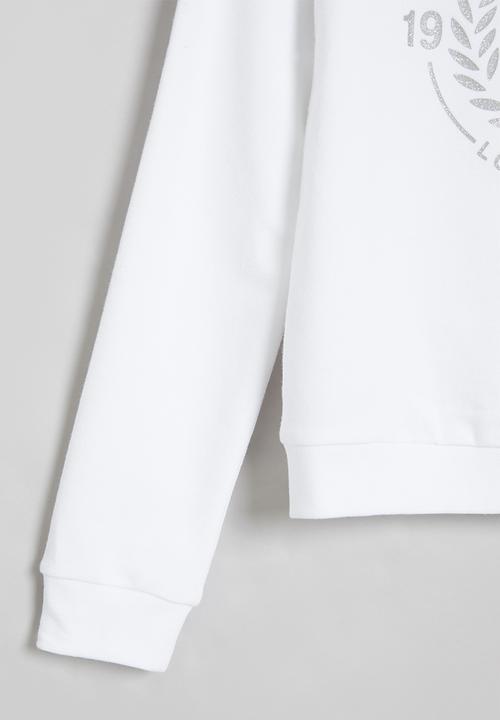 SISSY BOY - Cruiseline sweater with glitter - white