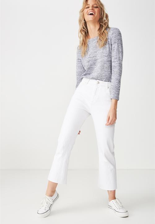 Cotton On - Kathleen long sleeve top - greys twist