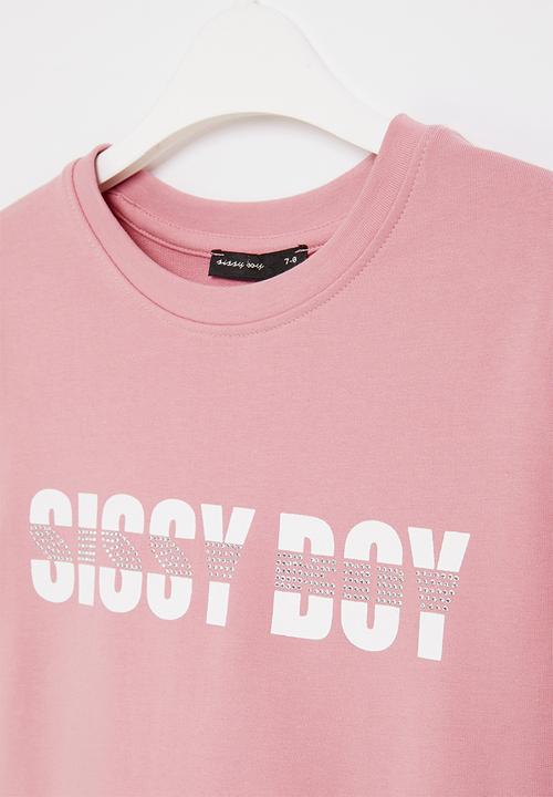 SISSY BOY - Grateful for today crew neck sweater - pink