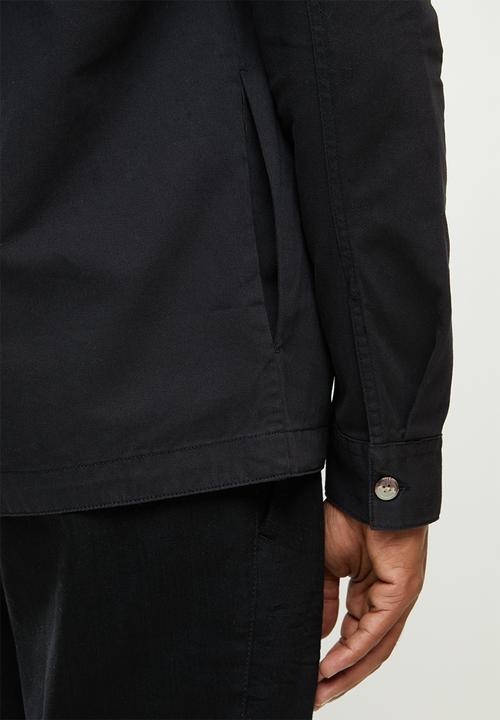 Only & Sons - Silvio long sleeve overshirt - black