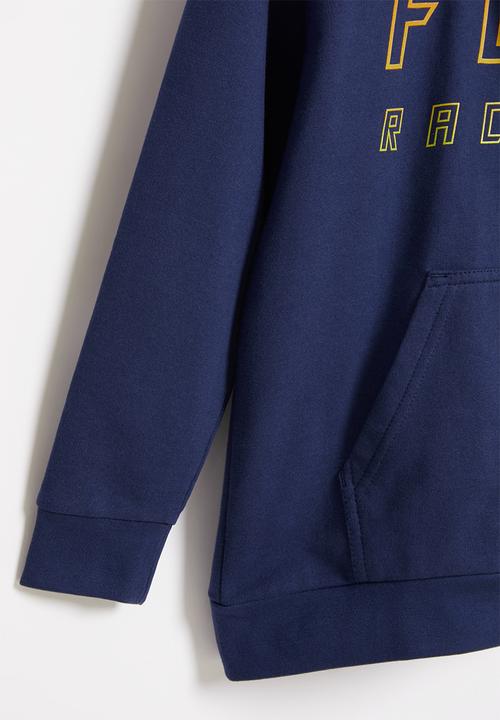 Fox - Neon moth pullover - blue 