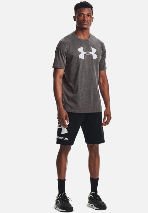 Under Armour - Ua big logo short sleeve tee - charcoal 