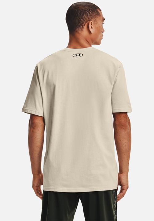 Under Armour - UA abc camo boxed logo short sleeve tee - cream