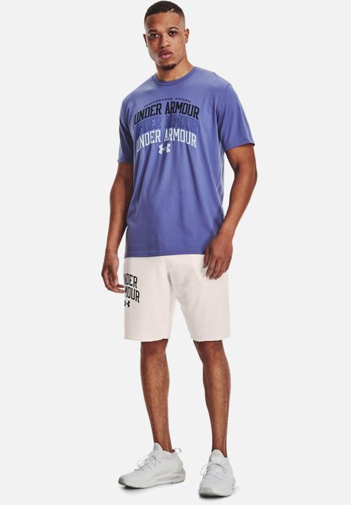Under Armour - UA multi color collegiate short sleeve tee - purple