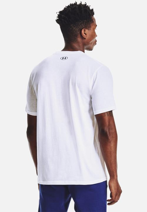 Under Armour - Ua multi color collegiate short sleeve tee - white