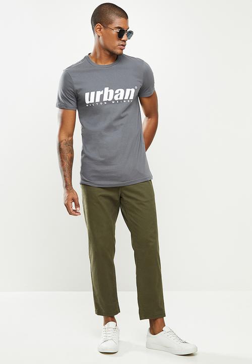 urban° - Mens urban T-shirt - grey melange