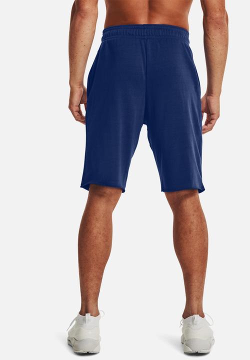 Under Armour - UA rival terry short - blue